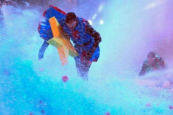 Vernon Kay battled the final leg of Celebrity Cyclone