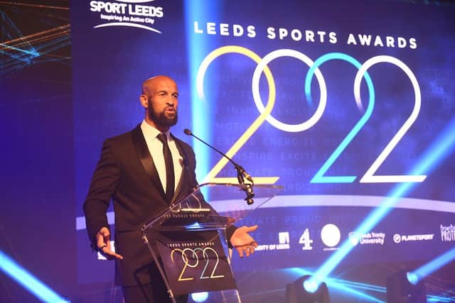 FINALISTS: Unveiled for the 2023 Leeds Sports Awards for which Leeds Rhinos feature heavily. Rhinos legend Jamie Jones-Buchanan, above, is a former winner of the event's Leeds Sporting Pride Award. Picture by Simon Wilkinson/SWpix.com.