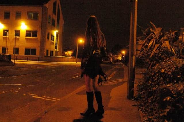 A sex worker in Leeds. (library pic)