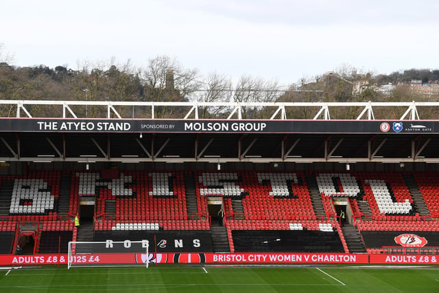 The newly-renovated home of Bristol City now holds a capacity crowd of 27,000, which means the Robins are more than happy to allow up to 3,000 travelling supporters pack out the away end in the West Country. Leeds visit on February 3. (Photo by Alex Burstow/Getty Images)