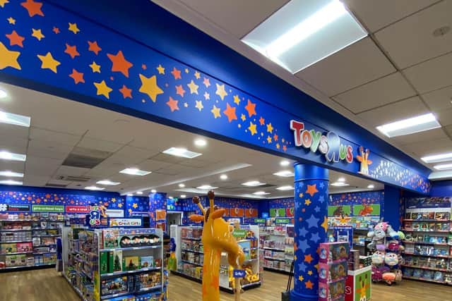 The new Toys R Us concession inside TGJones Leeds