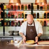 Fiftytwo in Harrogate – made out of shipping containers - has been awarded a Michelin Star for the first time. Chef Adam Degg pictured.