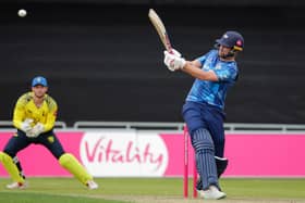 LEADING MAN: Dawid Malan hit 95 off 56 balls to lead Yorkshire Vikings to an eight-run victory over Nottinghamshire at Trent Bridge - ending the club's nine-month wait for a victory in all competitions. Picture by Alex Whitehead/SWpix.com