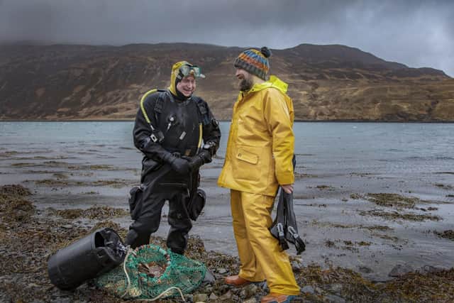David and Ben Oakes from Sconser Scallops