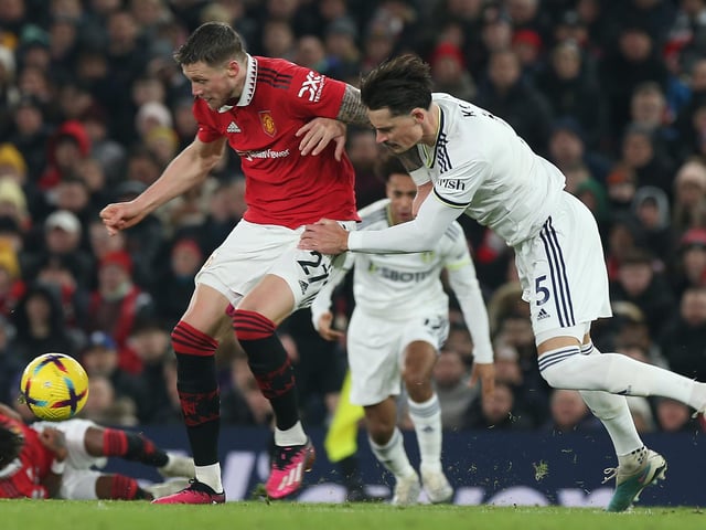 7 - Made a lot of important tackles and blocks but allowed Rashford to get up above him for the goal. Caught flat footed.