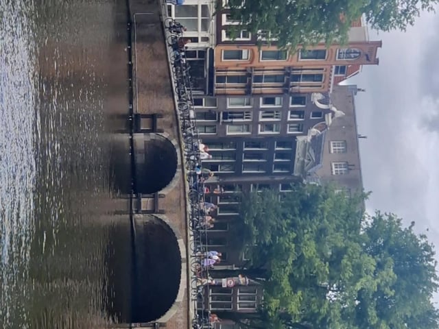 Junaid also visited Amsterdam, where he met customers.