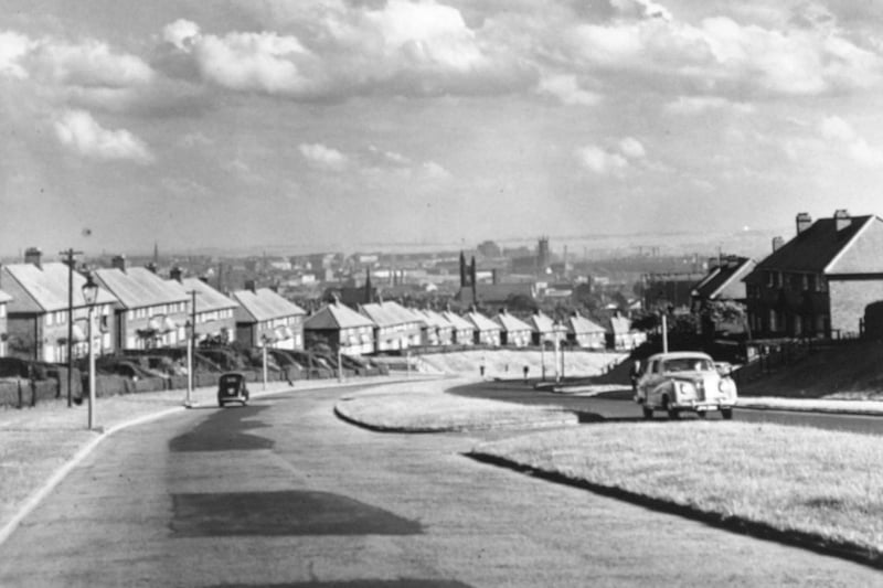 Scott Hall Road in July 1953.
