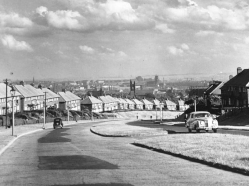 Scott Hall Road in July 1953.