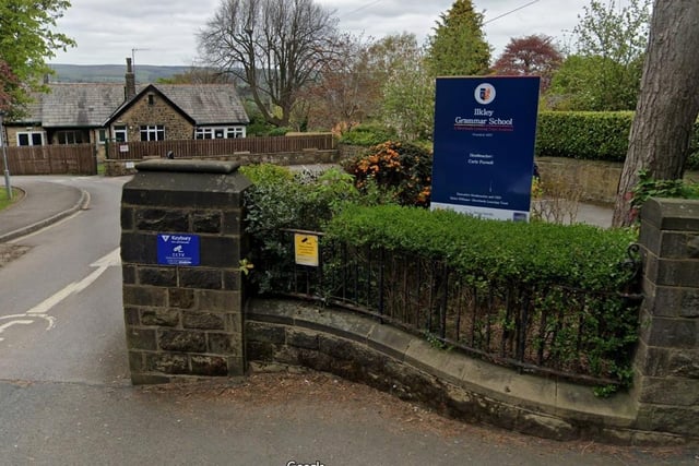 The school, on Cowpasture Road, Ilkley, is ranked 183rd in the country in the 2023 guide. Some 51.4% of pupils achieved GCSE A*/A/9/8/7 in 2022, according to the guide.