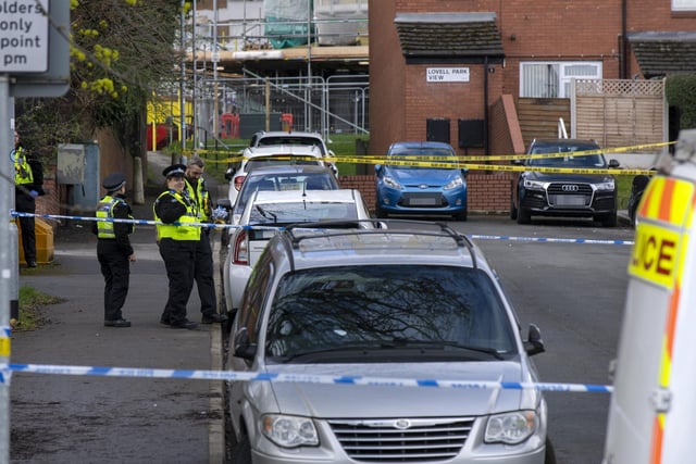 A police cordon has been put in place at the scene.