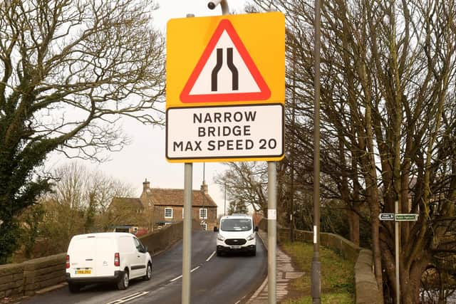 An advanced notice road closure warning has been issued for Harewood Bridge. Picture: Simon Hulme