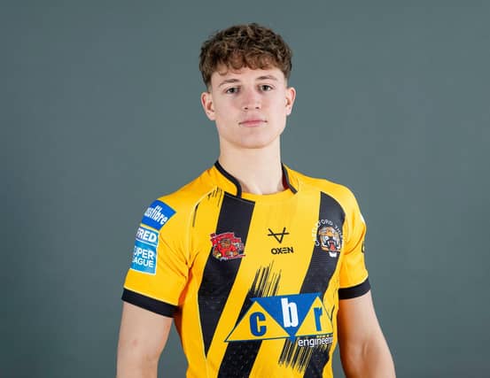 Castleford Tigers' Jenson Windley is staying on loan at Sheffield Eagles until the end of this season. Picture by Allan McKenzie/SWpix.com.