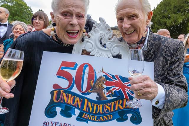 Paul and Isobel marking 50 years of their company. Picture: Matt Roberts