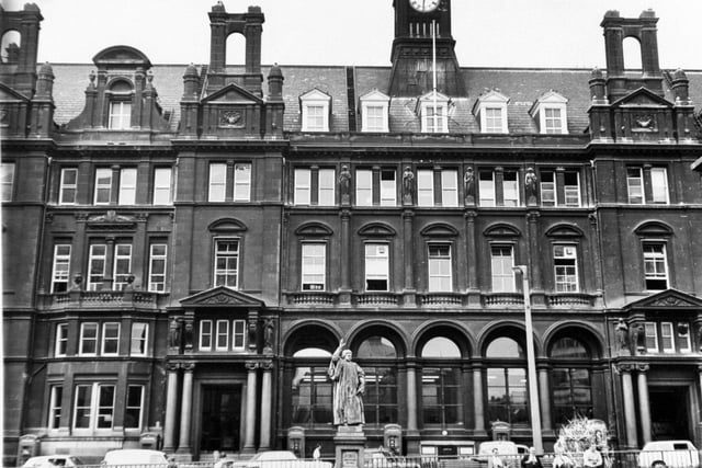 The former Head Post Office in City Square pictured in August 1969.