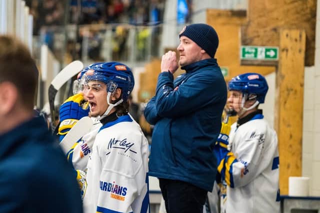 TOUGH NIGHT AHEAD: Ryan Aldridge is expecting another tough game against Swindon Wildcats on Sunday night. Picture Jacob Lowe/Knights Media.
