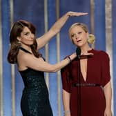 Seen here hosting the awards in 2013, Tina Fey and Amy Poehler will once again be presenting the ceremony in 2021 - though this time, they will be on opposite sides of the US (Photo: Paul Drinkwater/NBCUniversal via Getty Images)