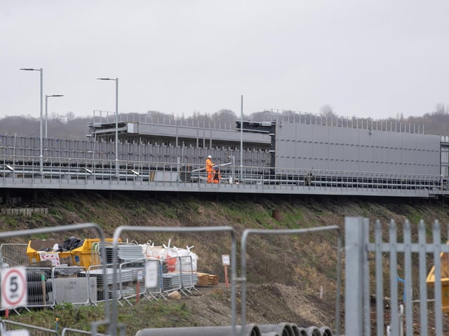 The new £26.5 million station was scheduled to open in early 2024 but has been hit by construction delays.