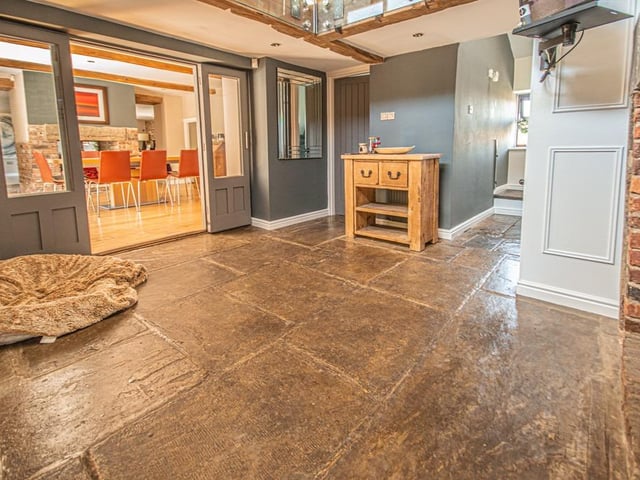 No shortage of space as rooms flow stylishly from one to another.