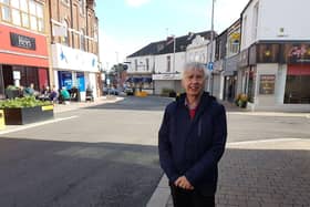 Coun Wallis arranged the meeting with youngsters to discuss issues in the town. Picture: LDR