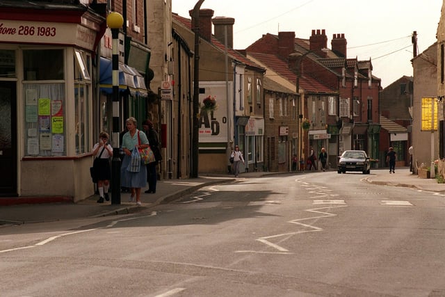 Kippax High Street pictured in July 1998.