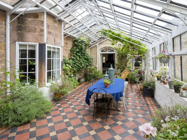 A conservatory akin to an indoor garden, that again could lend itself to a variety of uses.