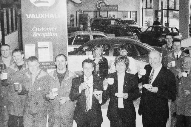 SVL marked one year on Victoria Road in Kirkcaldy  with a T-party to mark the arrival of the new T-plate reg cars. 
The company was part of Curtis Motors.
The showroom has now been replaced by flats.