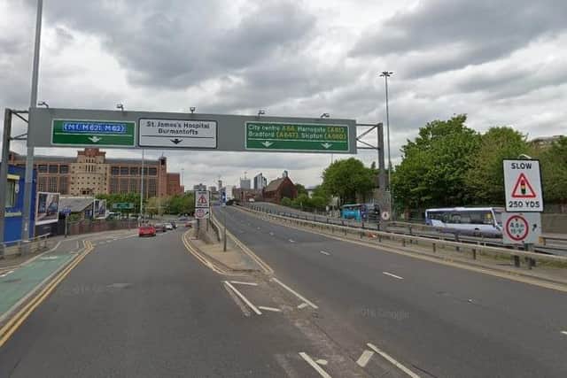 The A64 in Leeds.