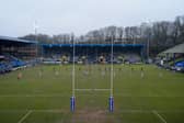 A general view of Halifax Panthers playing Catalans Dragons at the Shay a year ago. Picture by Olly Hassell/SWpix.com.