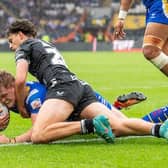 James McDonnell has been cleared to play for Leeds Rhinos at Huddersfield Giants, despite an injury scare. Picture by Allan McKenzie/SWpix.com.