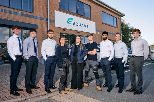 Leeds apprentices Joshua Lewin, Bobby Aindow, Harry Gladwin Booth, Tia Cromack, Levi Martin, Euan Gabbutt, Hassan Shafiq, Oliver Woodhead and Danaz Sallah Star.