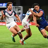 Wakefield Trinity have confirmed the signing of Roger Tuivasa-Sheck, seen in NRL action for New Zealand Warriors against Sydney Roosters last month. Picture by Andrew Cornaga/PhotoSport NZ/SWpix.com.