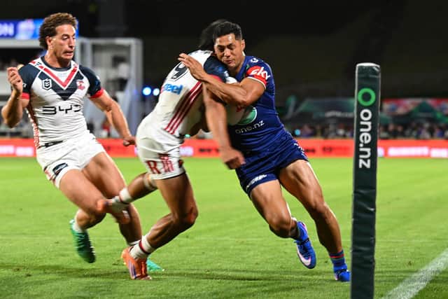 Wakefield Trinity have confirmed the signing of Roger Tuivasa-Sheck, seen in NRL action for New Zealand Warriors against Sydney Roosters last month. Picture by Andrew Cornaga/PhotoSport NZ/SWpix.com.
