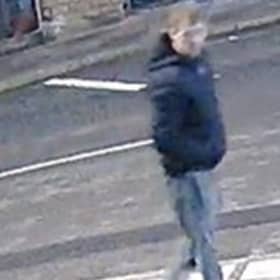 Police say they want to speak to this man in connection with the incident.