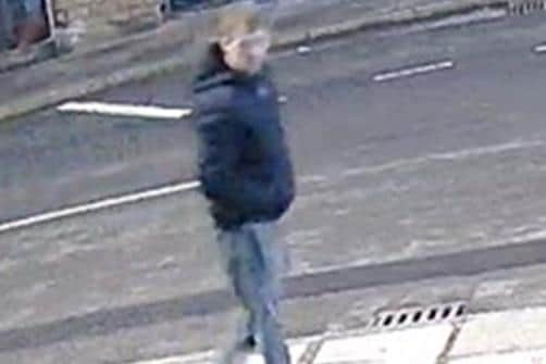 Police say they want to speak to this man in connection with the incident.