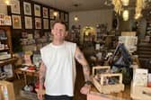 James Dransfield in new shop Twine on Ropergate, Pontefract