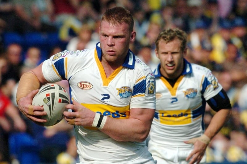 The prop channelled his inner stand-off during a defeat at Catalans Dragons, when he unforgettably chipped past one defender, then another, regathered and stepped the full-back for Rhinos’ try of the 2007 season.