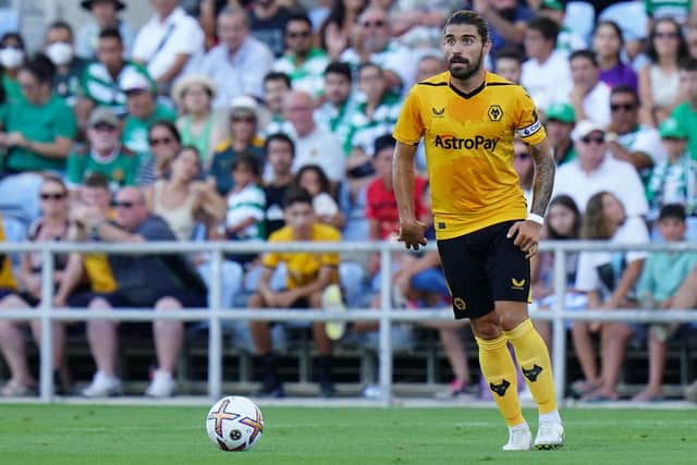 KEY MAN: Wolves midfield star Ruben Neves, who boss Bruno Lage values as a £100m player. Photo by Gualter Fatia/Getty Images.