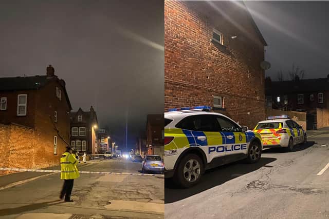 A large police cordon remains in place today after a 29-year-old man was fatally stabbed in Chapeltown