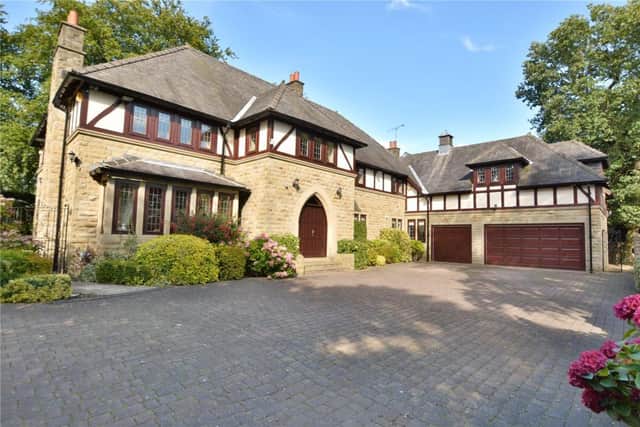 Tudor Lodge is Scarcroft is on the market for £2,398,500.