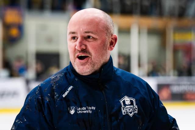 WELCOME: Leeds Knights' head coach Ryan Aldridge is excited about the arrival of Bálint Pákozdi for the 2025-26 season. Picture: Richard Bland/Knights Media.