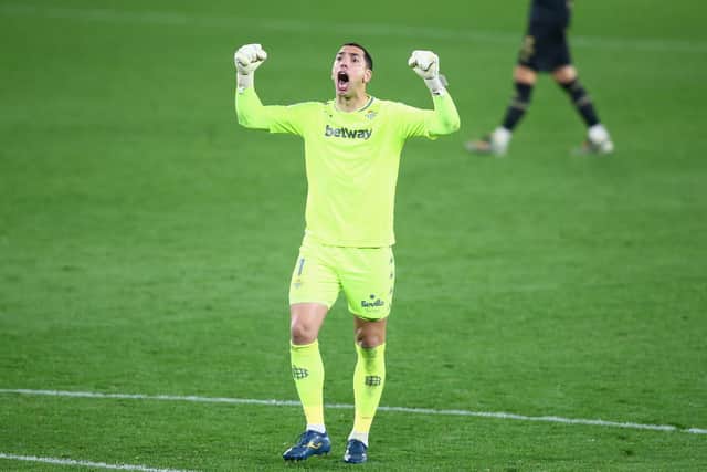 INCOMING KEEPER - Joel Robles will join Leeds United after leaving Real Betis this summer. The Spainard is an FA Cup winner with Premier League experience after spells with Wigan Athletic and Everton. Pic: Getty