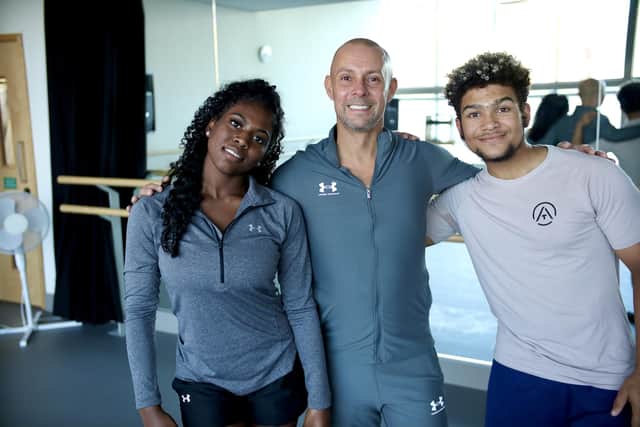 The other dancer learning under Martin's watchful eye is 16-year-old Benjamin of Allerton High School
