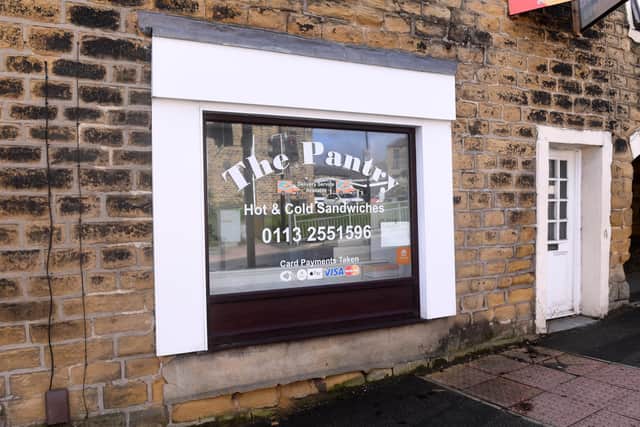 The Pantry, in Pudsey, Leeds, closed recently and has been put on the market with an asking price of £4,950. Photo: Simon Hulme.