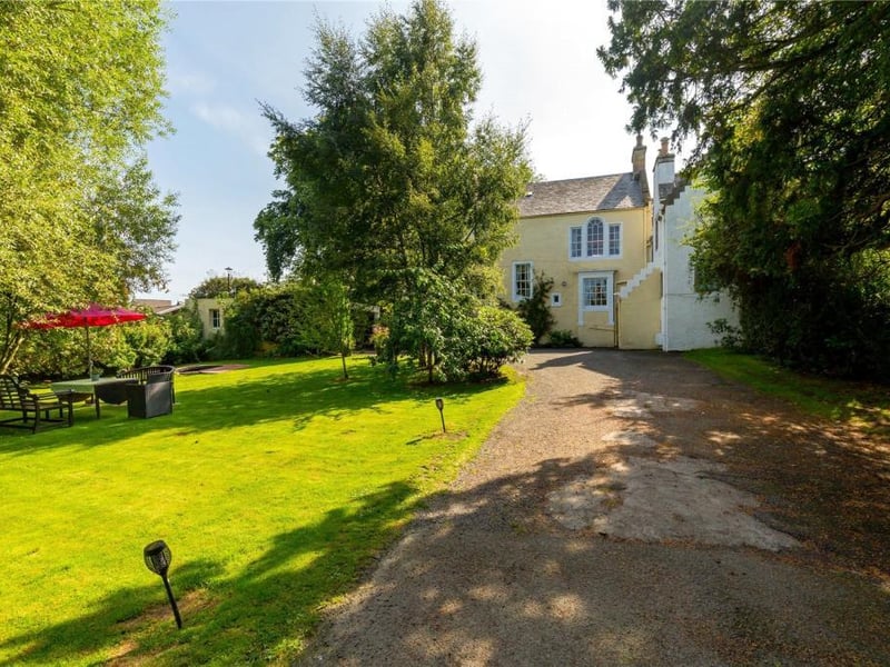 Driveway and front garden.
