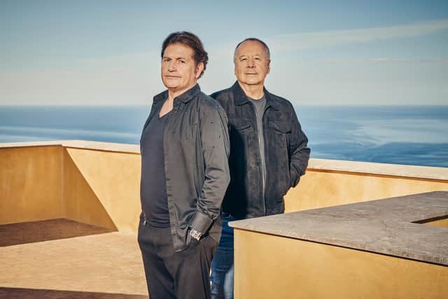 Charlie Burchill and Jim Kerr of Simple Minds in Sicily 2022. Picture: Dean Chalkley