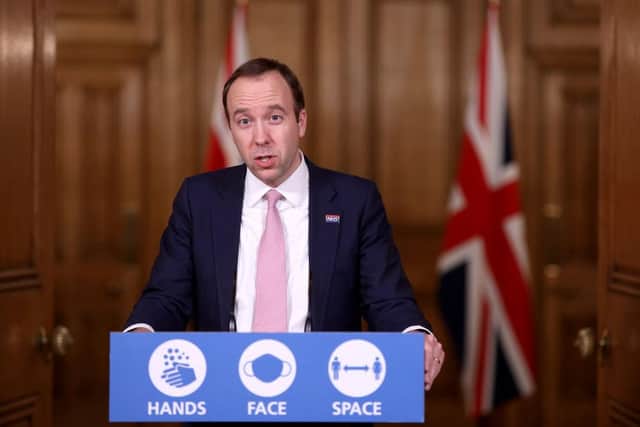 The Government's website for people to determine which tier they will be in following lockdown crashed due to the volume of people attempting to access it (Photo: Trevor Adams - WPA Pool/Getty Images)