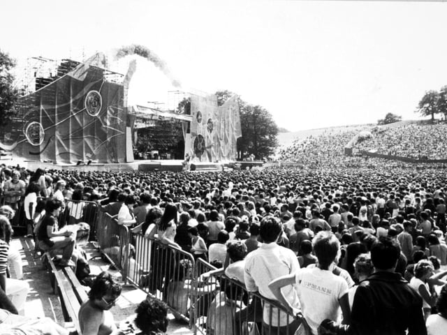 Roundhay Park hosted The Rolling Stones in