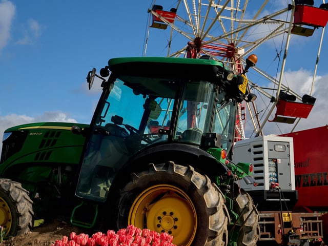 The award-winning Tulip Festival spans over eight acres.