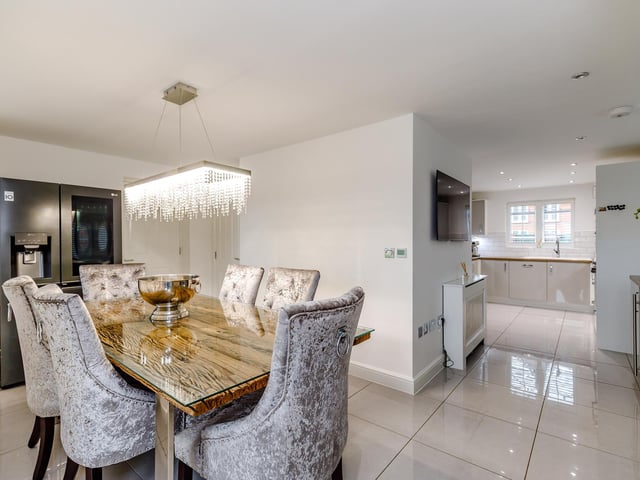 The dining room is also flexible space and could be used as a snug or alternative if preferred.