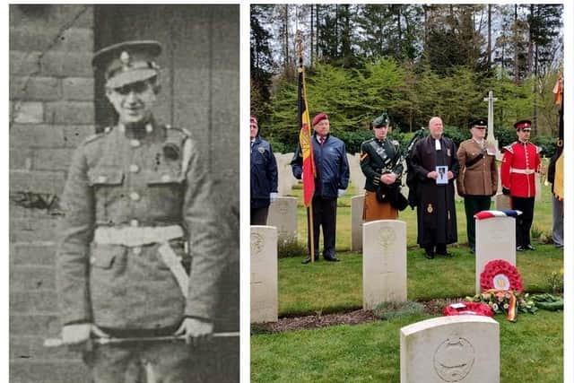 A service for Fred Tingle was held at the Commonwealth War Graves Commission’s (CWGC) Heverlee War Cemetery, Belgium, this morning.